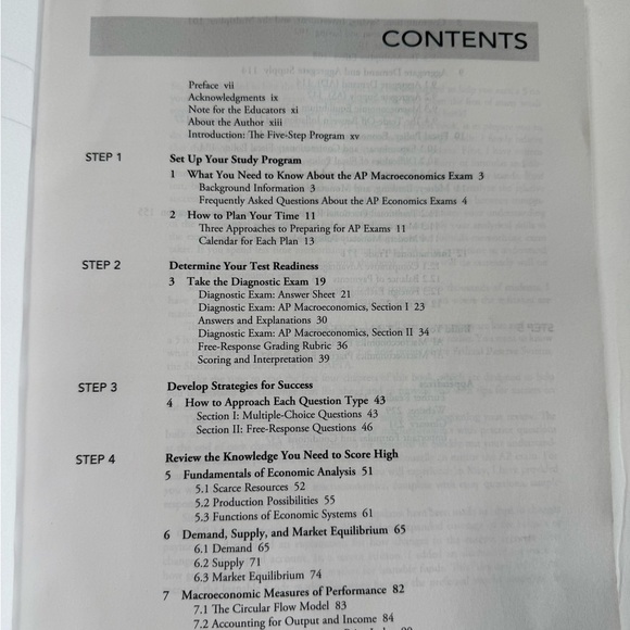 McGraw Hill 5 Steps to a 5 AP Macroeconomics 2024 study guide for exam - Picture 3 of 5